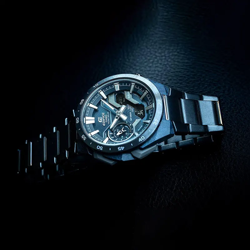 Casio Edifice Windflow Solar Blue Dial Men's Watch- ECB-2200CB-2A